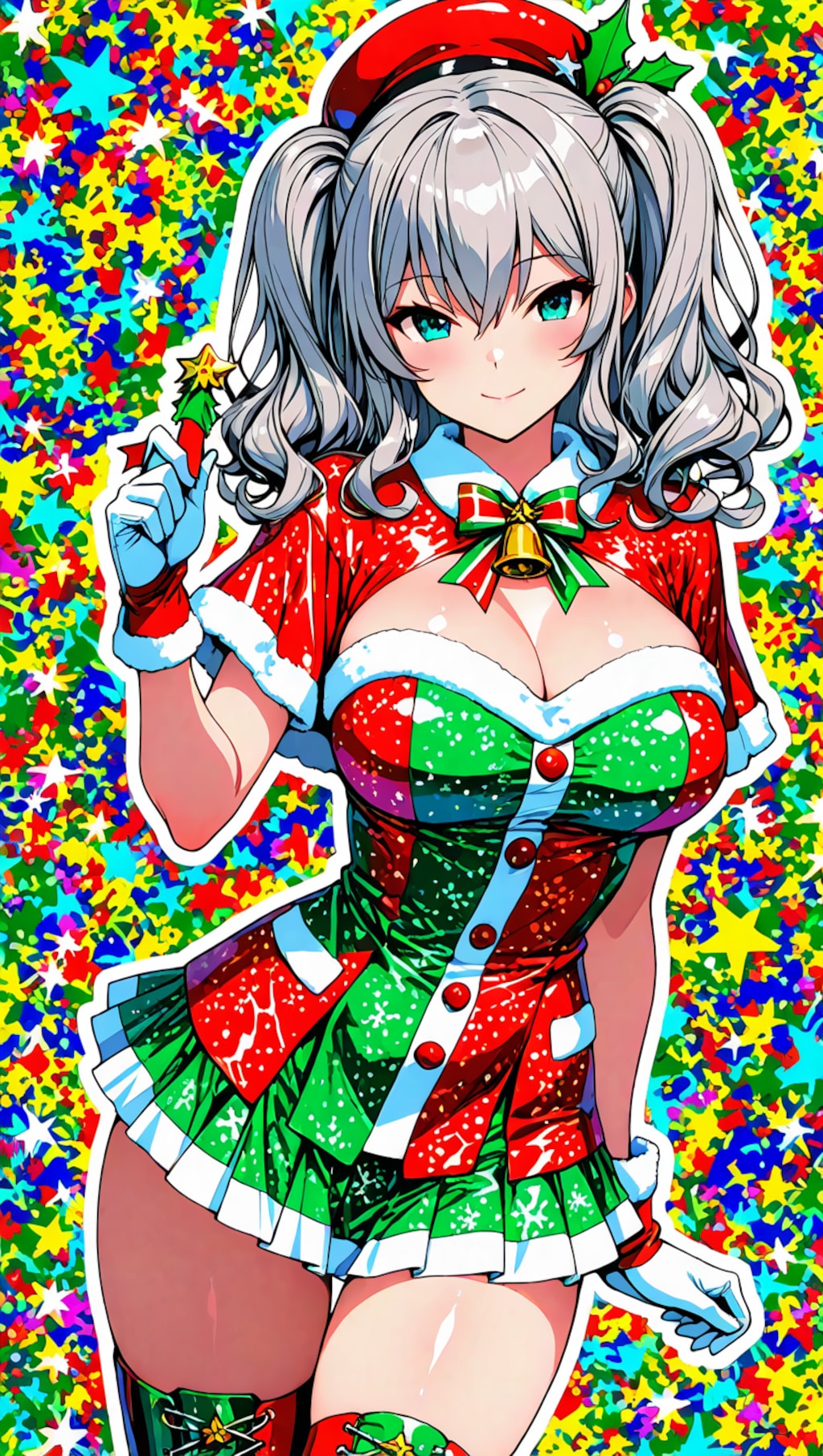 版権キャラクリスマスイラスト2025