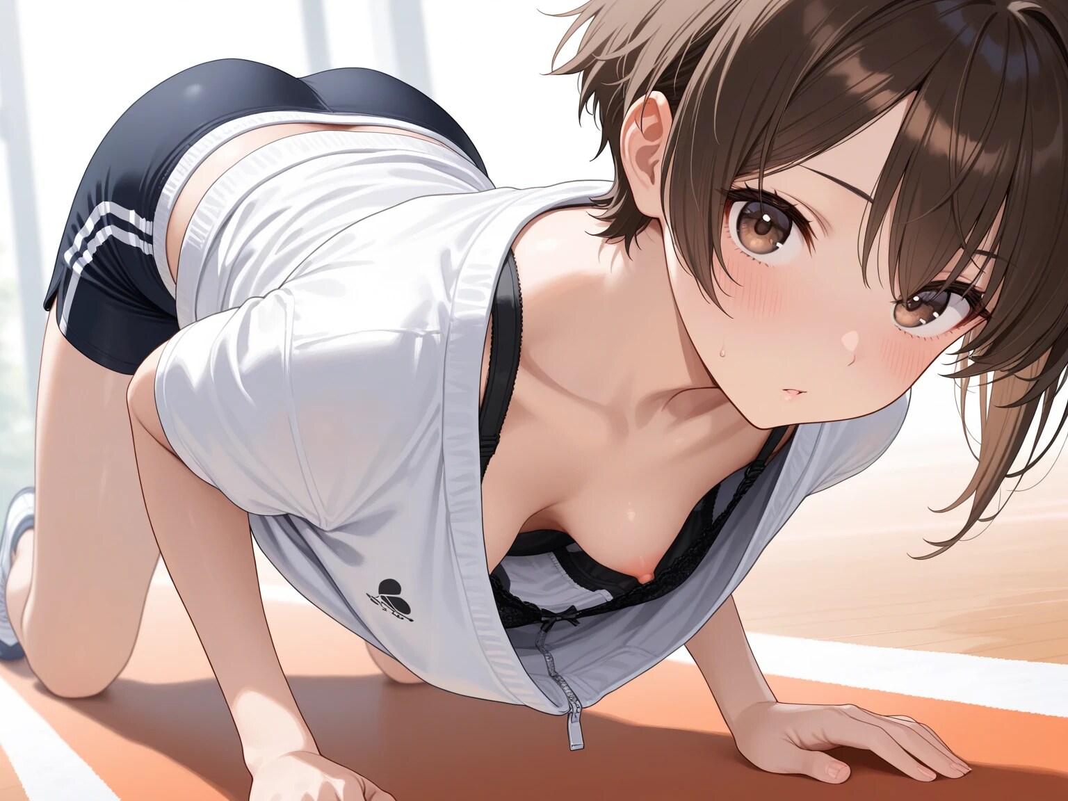 40枚:アスリート胸チラ