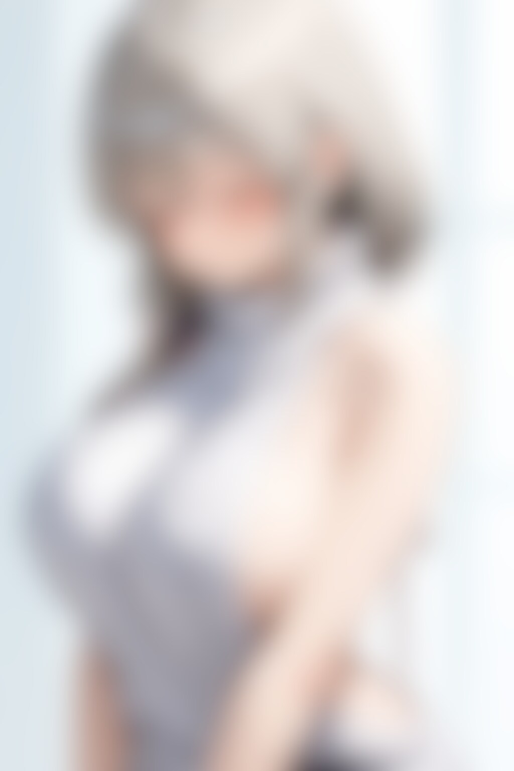 Uzaki Tsuki wearing a virgin-killing knit sweater