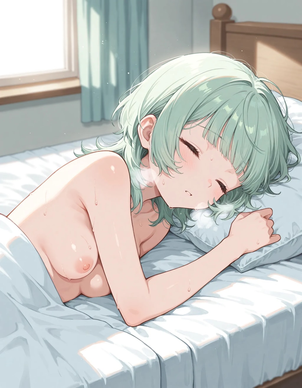 【漫画】深夜にケモ耳化してしまう少女chan！前編