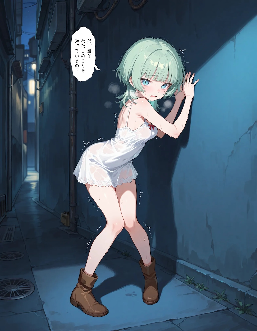 【漫画】深夜にケモ耳化してしまう少女chan！前編