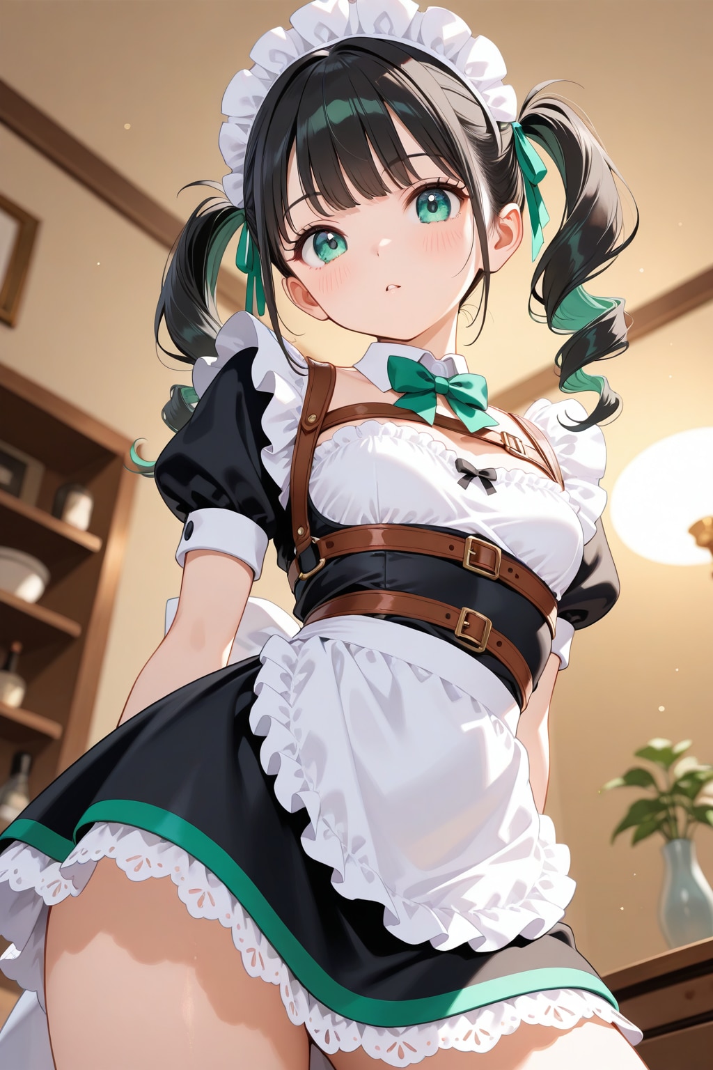 20260131【5枚】メイド服風コスプレ女性