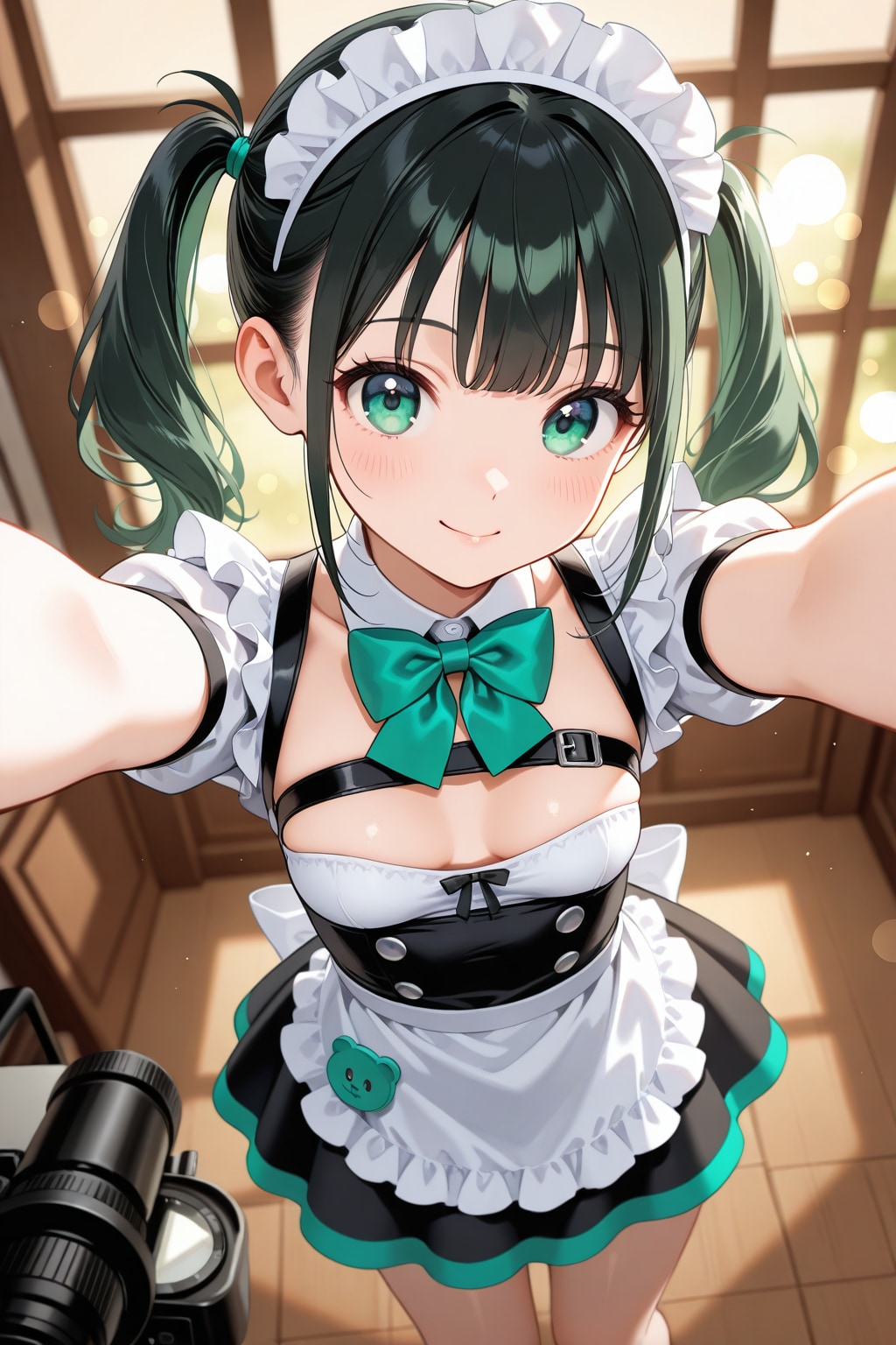 20260131【5枚】メイド服風コスプレ女性