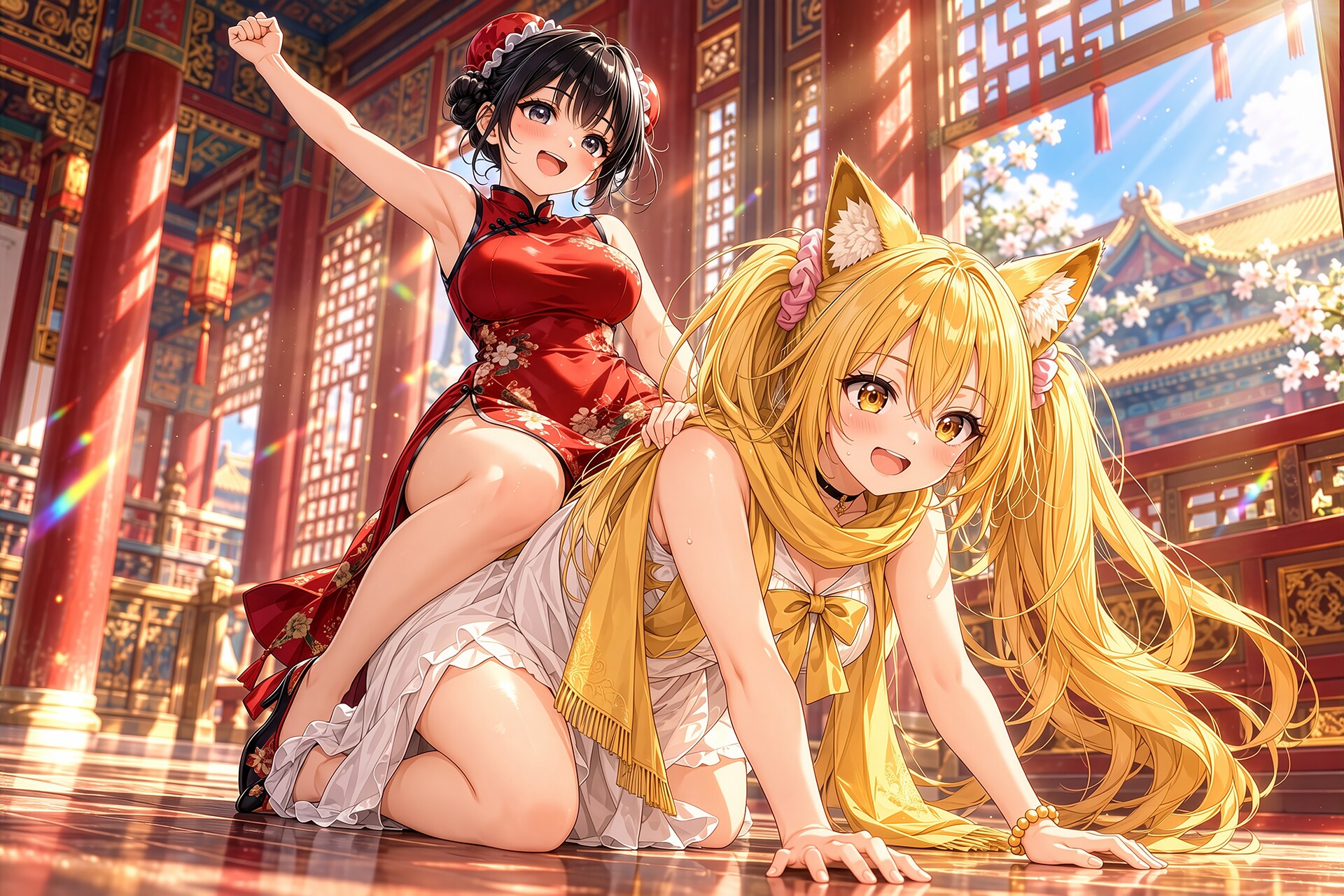 お馬さんごっこ