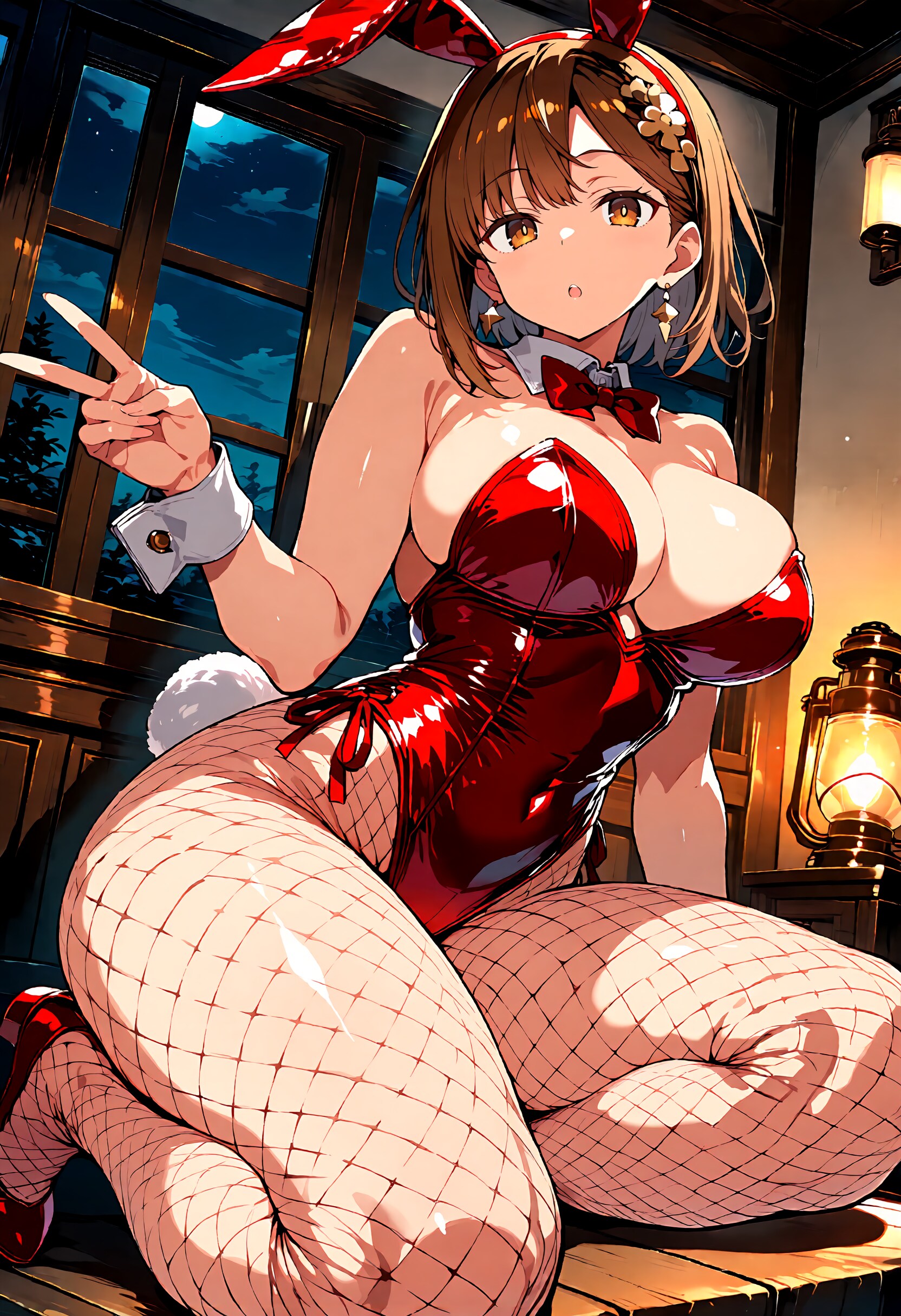 ライザリン・シュタウト（ライザのアトリエ）バニーガールコス＋a