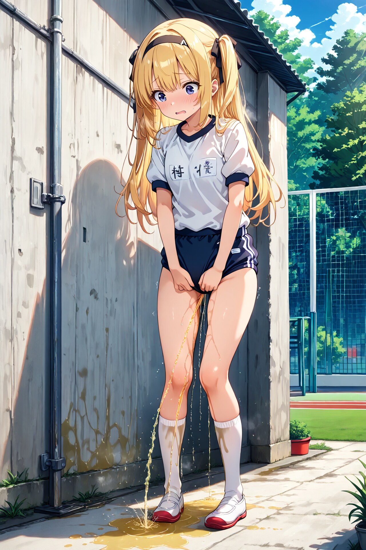 ブルマお漏らしプレイ(10)