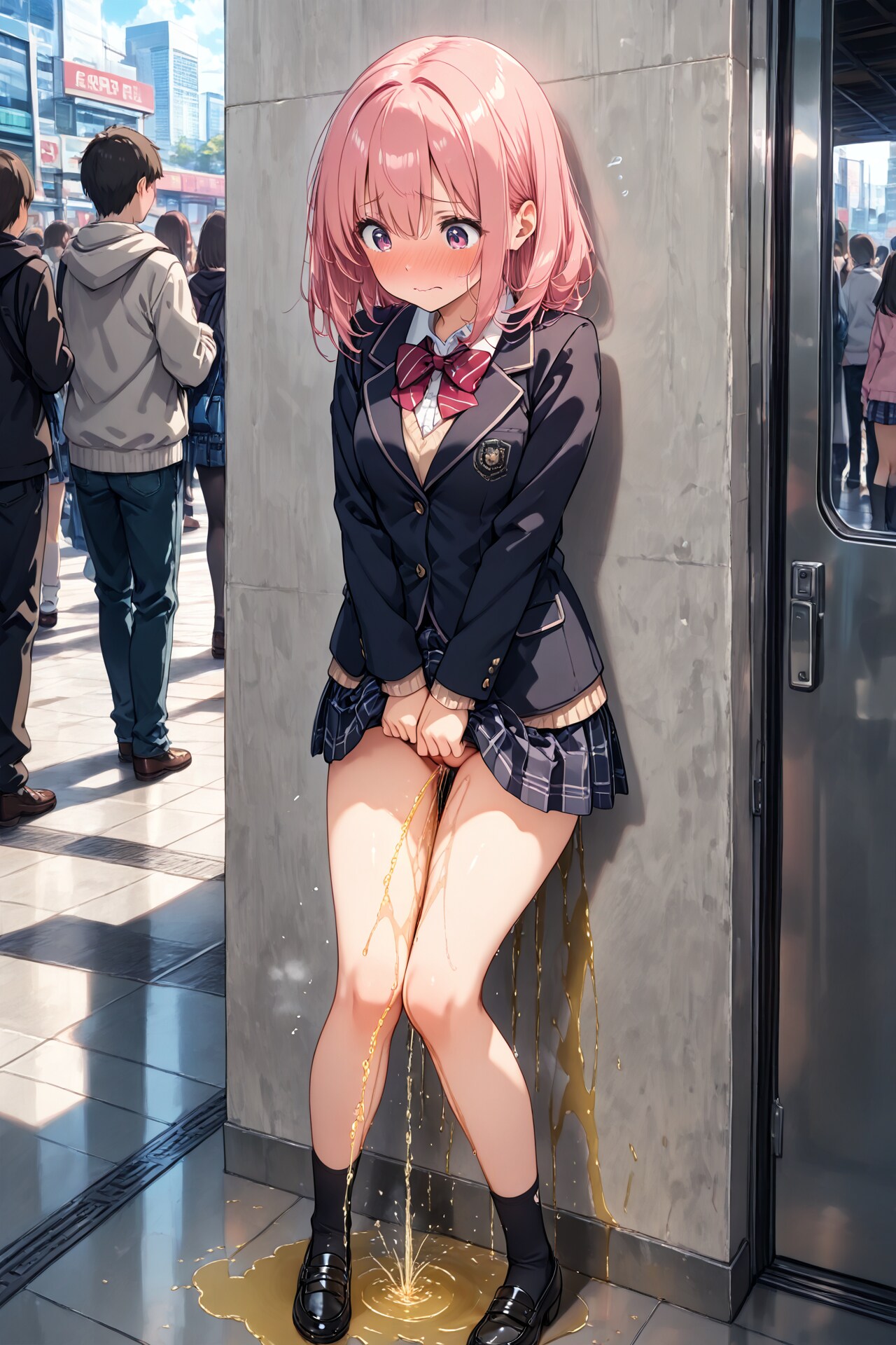 街中でおもらししちゃった娘(22)