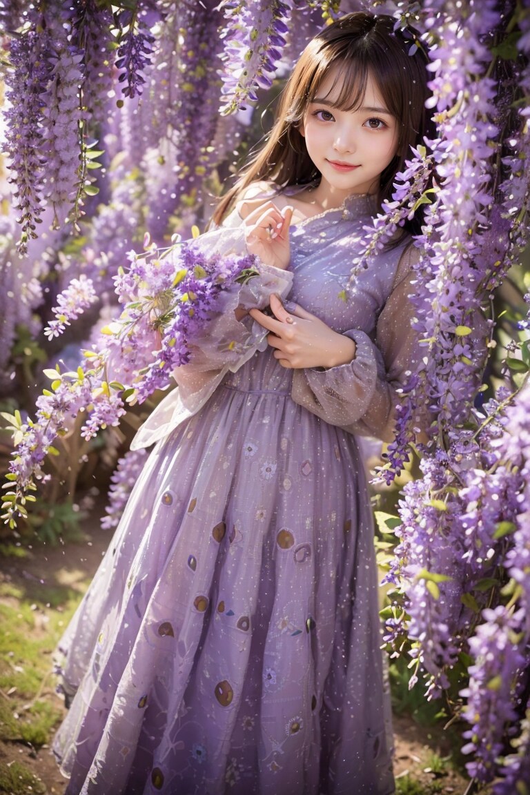 （40枚）JK香織@2024/03/23_藤棚