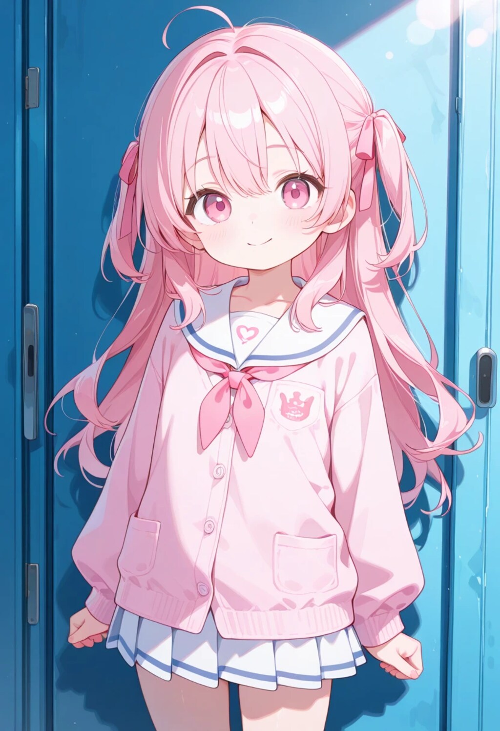 ピンクのセーラー服☆