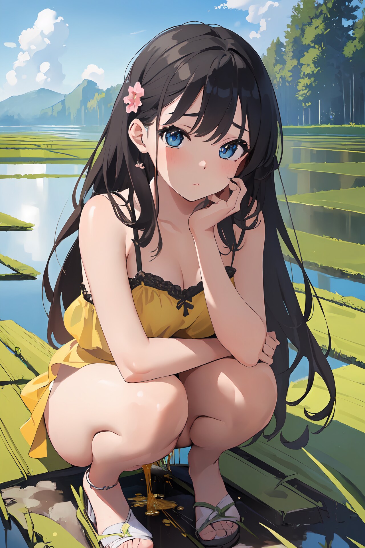 田舎のJKが隠れておしっこをしてた件(40)