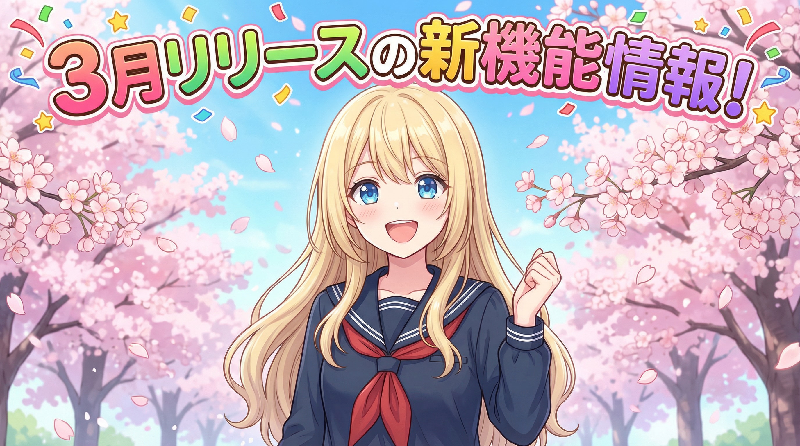 3月リリース新機能情報