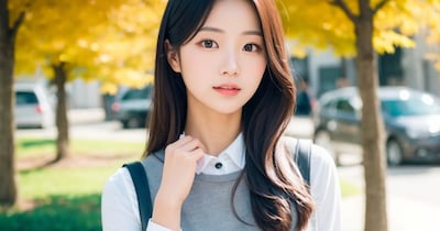 染まる少女