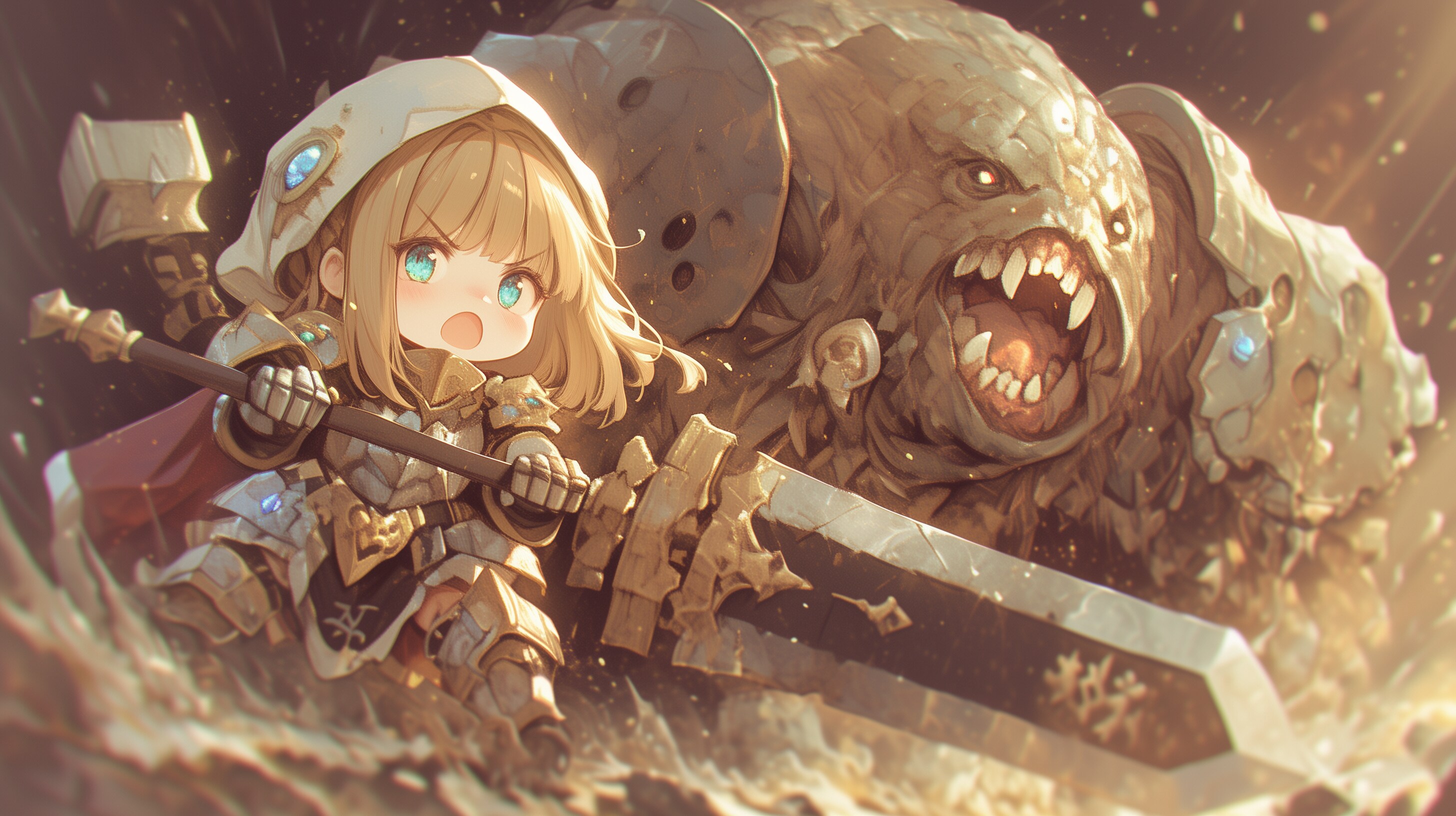 モンスターと共に？