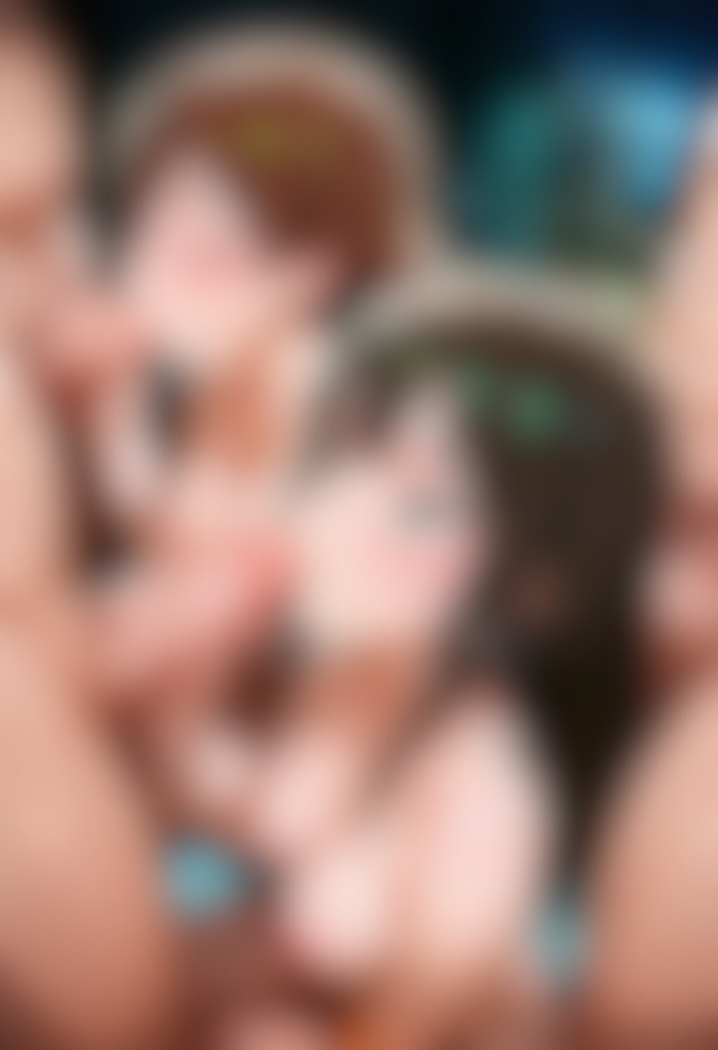 凛ちゃんと真央の並びフェラ