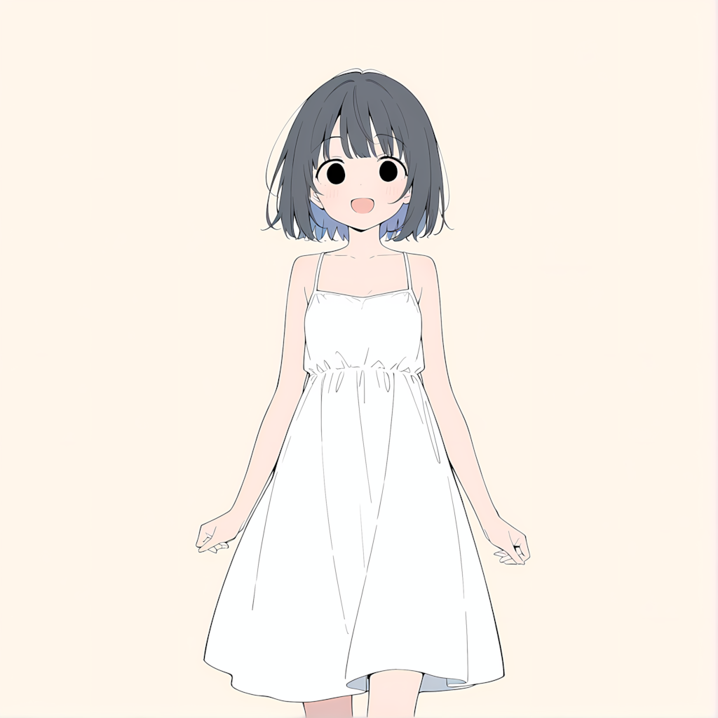 シンプルな顔のデザイン 別イラスト