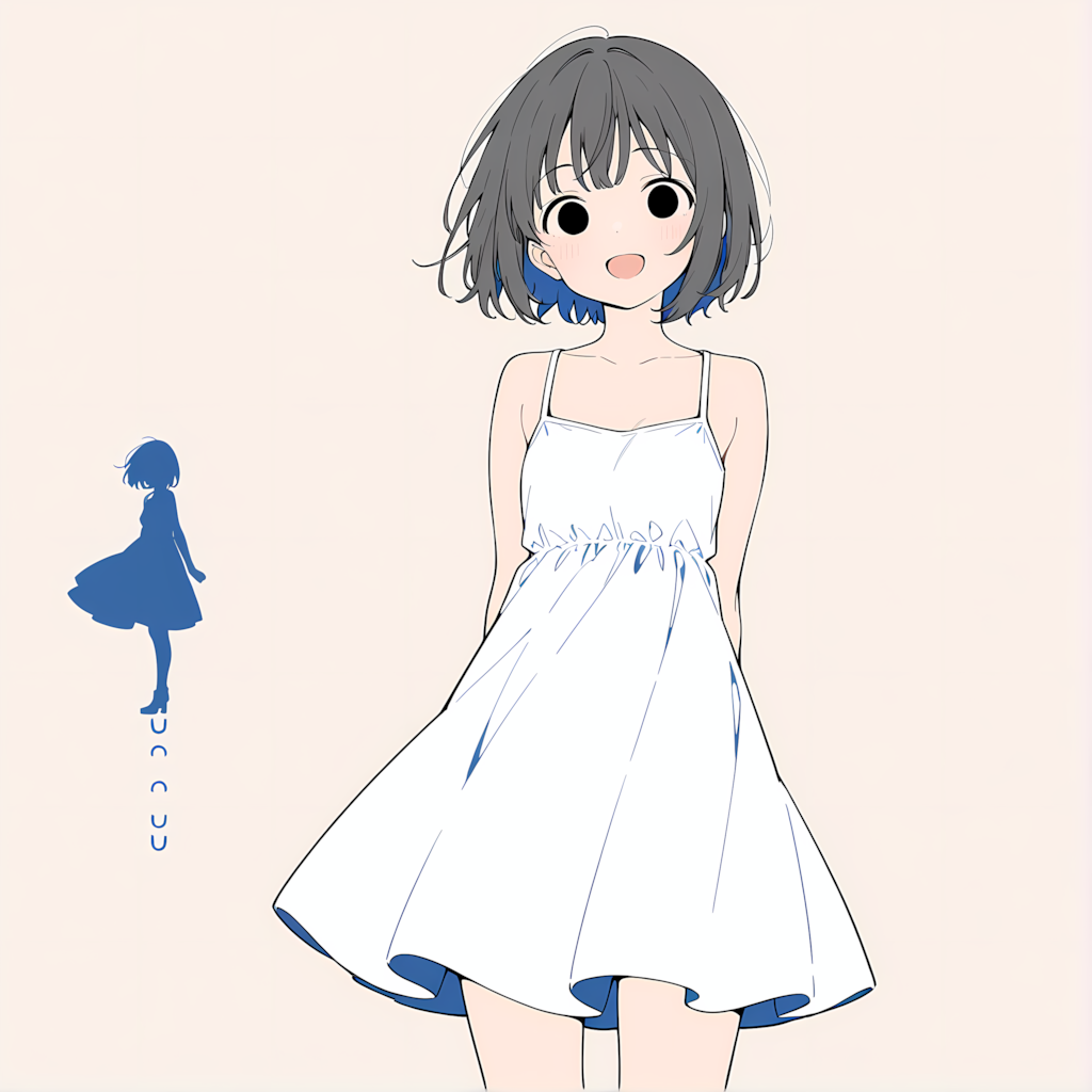 シンプルな顔のデザイン 別イラスト