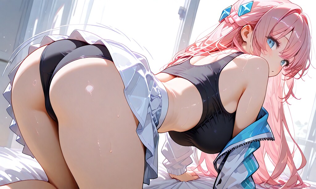 ピンク髪の少女