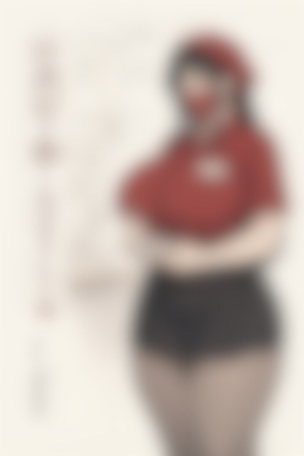 【アニメ】　文庫本表紙風イラスト　おばさんと…