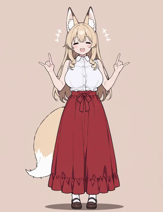 【FA】変身！ケモミミゆるふわおねえさん【パラパライラスト４０】