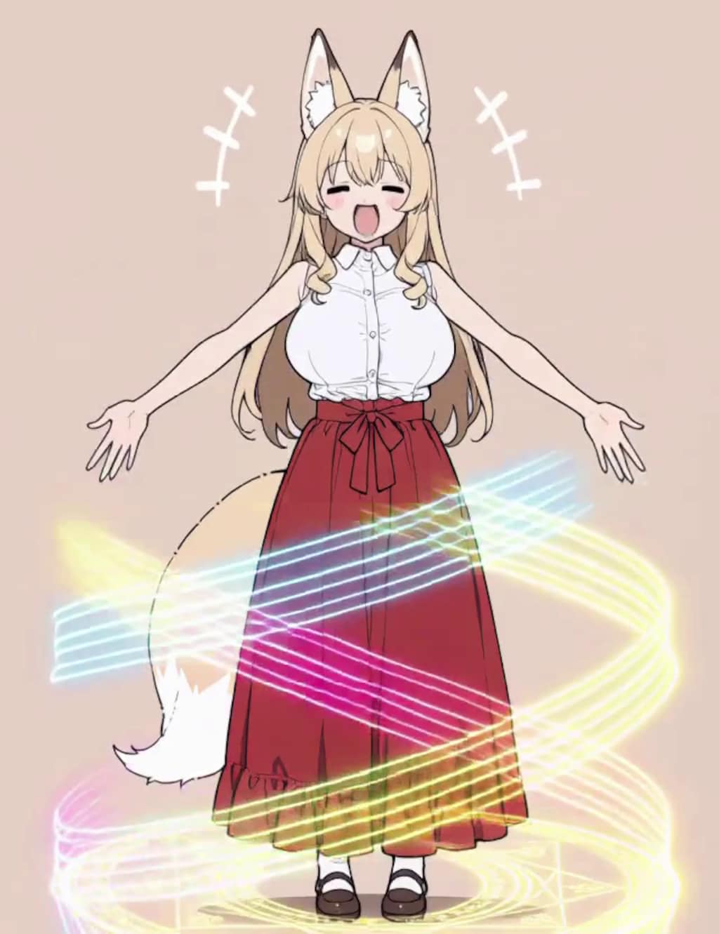 【FA】変身！ケモミミゆるふわおねえさん【パラパライラスト４０】
