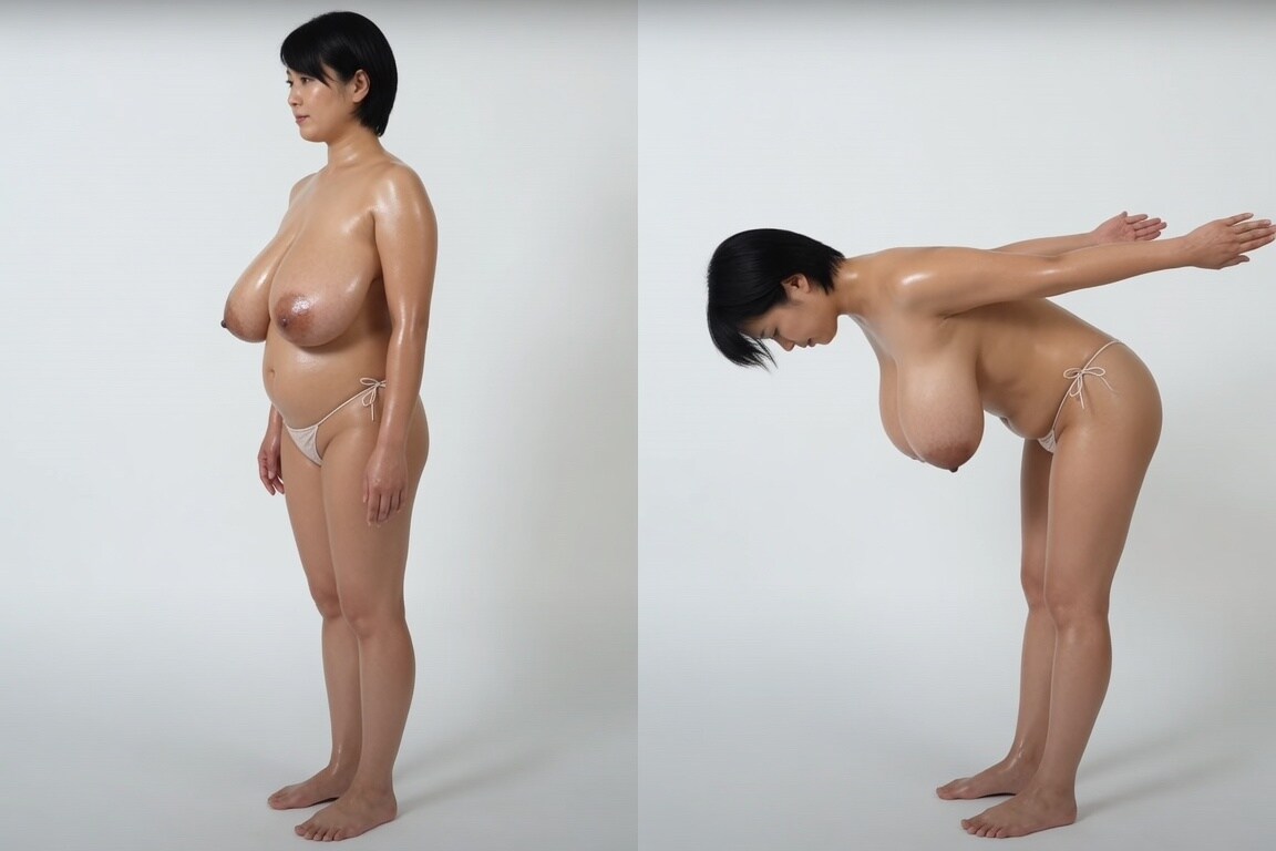 ピンナップ写真　真横