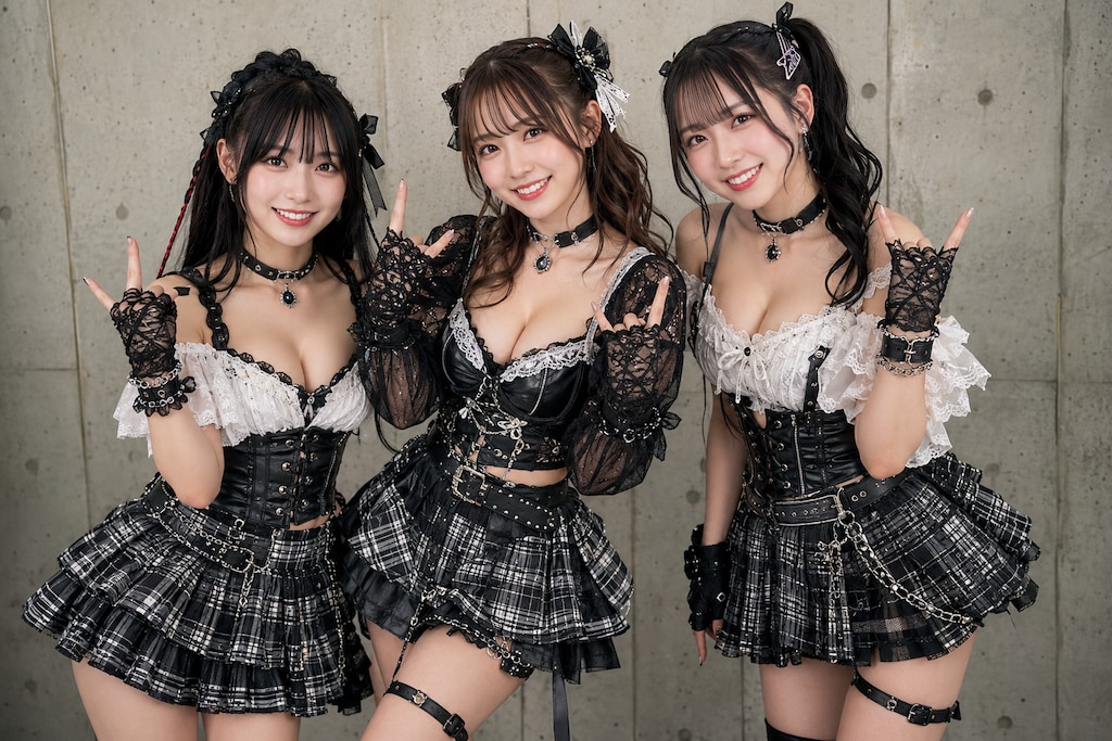 [13枚]ゴシック×清楚な可愛いアイドル🌸