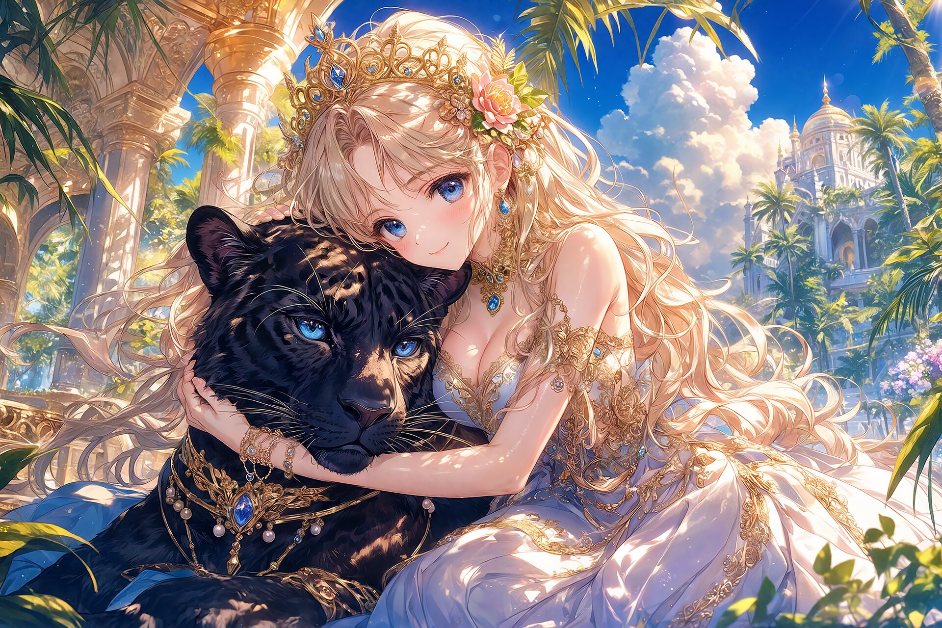 姫と黒豹