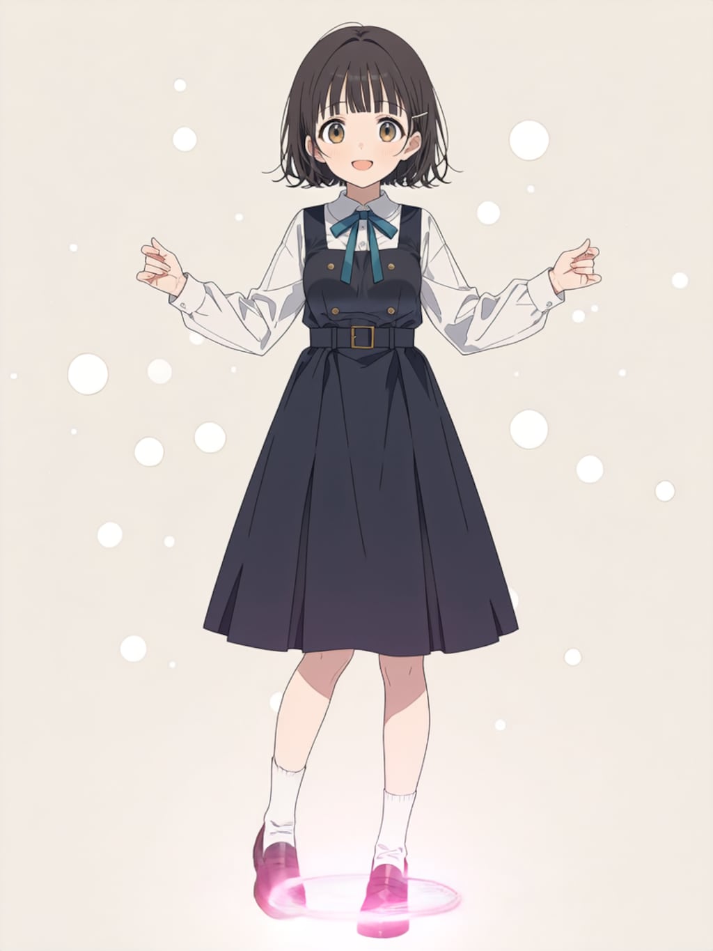 魔法少女変身エフェクト【パラパライラスト】