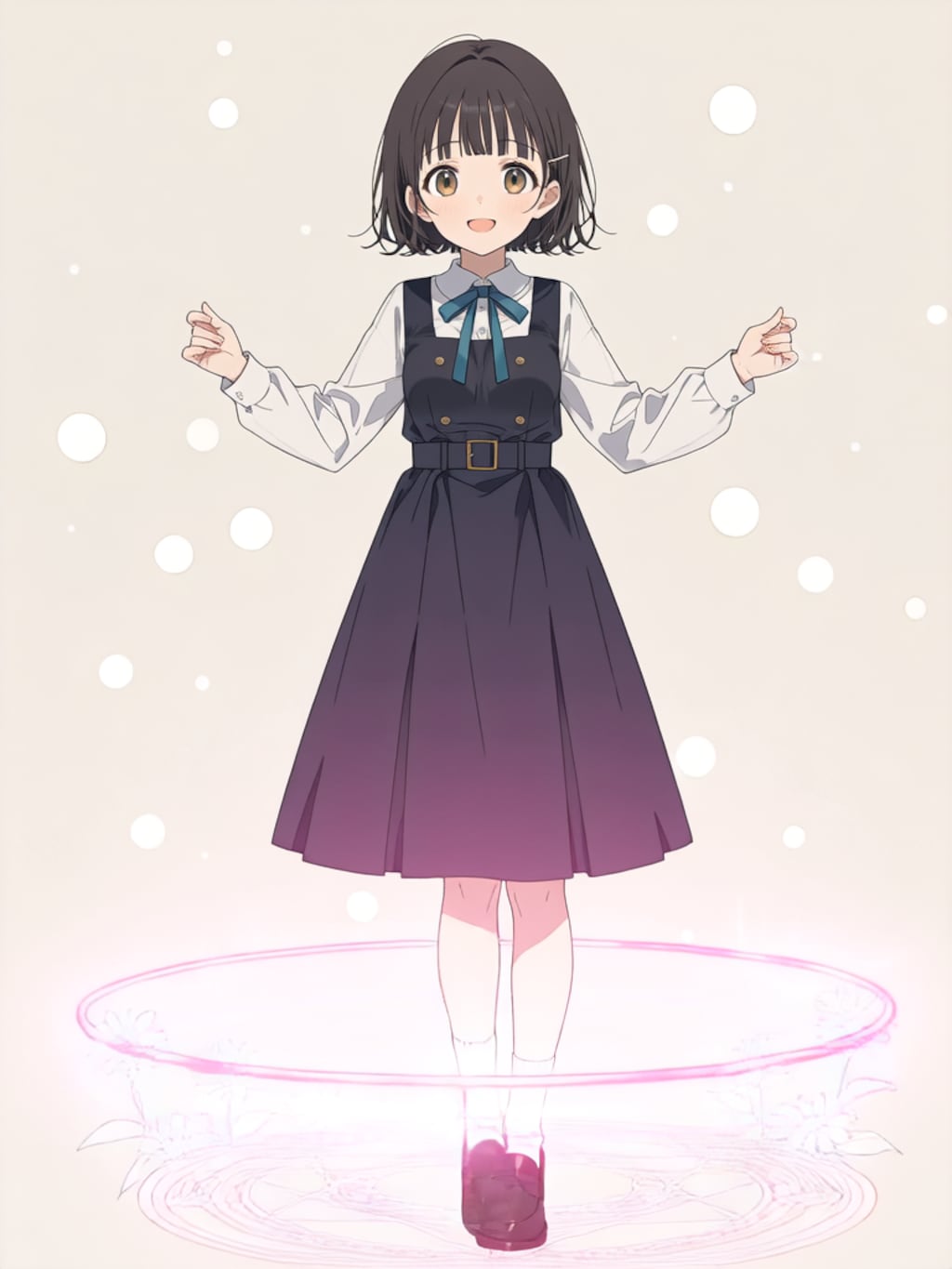 魔法少女変身エフェクト【パラパライラスト】