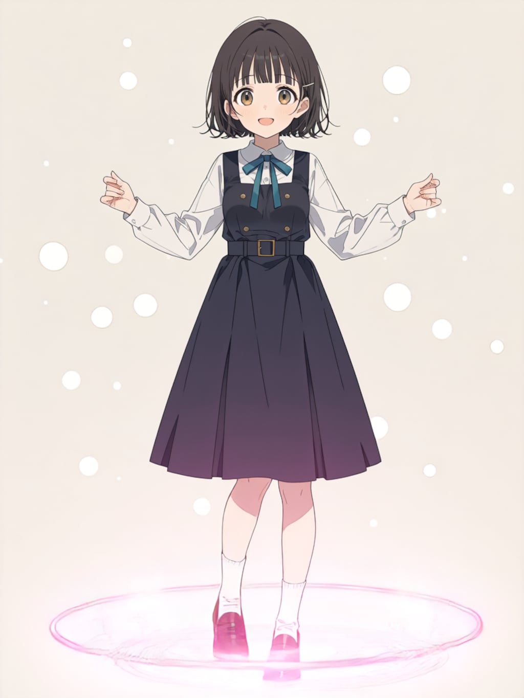 魔法少女変身エフェクト【パラパライラスト】