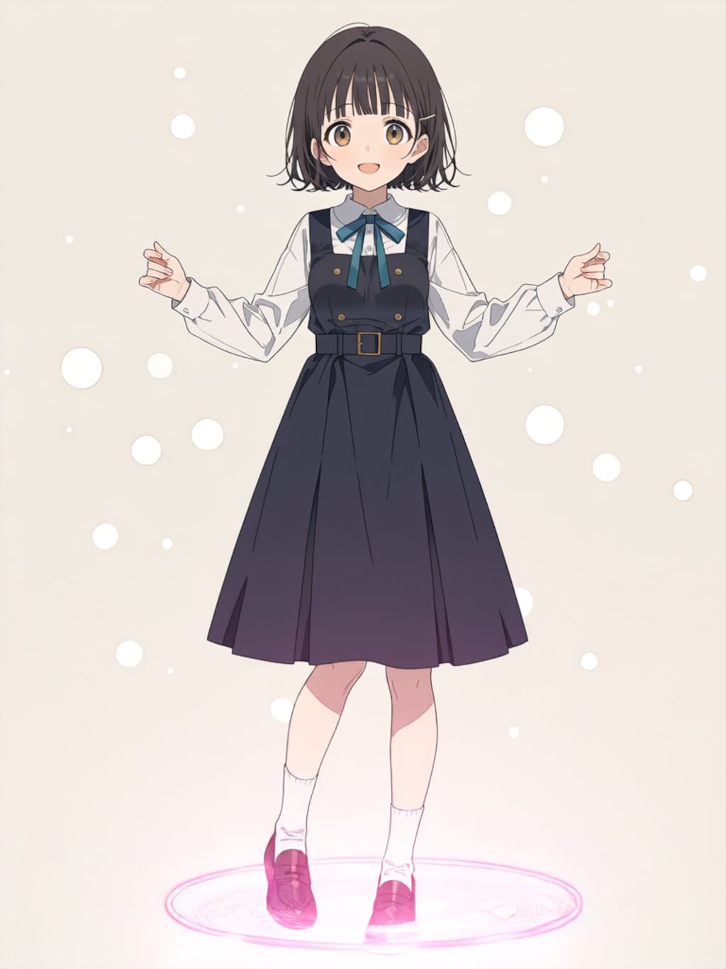 魔法少女変身エフェクト【パラパライラスト】