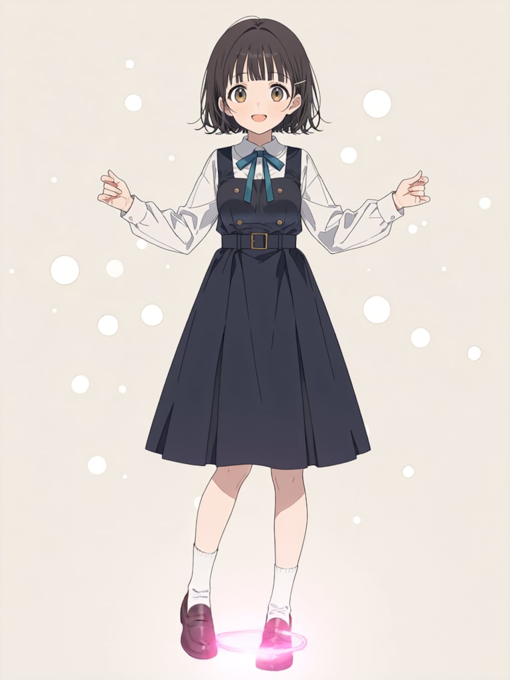 魔法少女変身エフェクト【パラパライラスト】