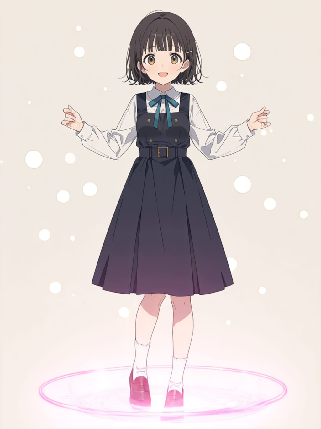 魔法少女変身エフェクト【パラパライラスト】