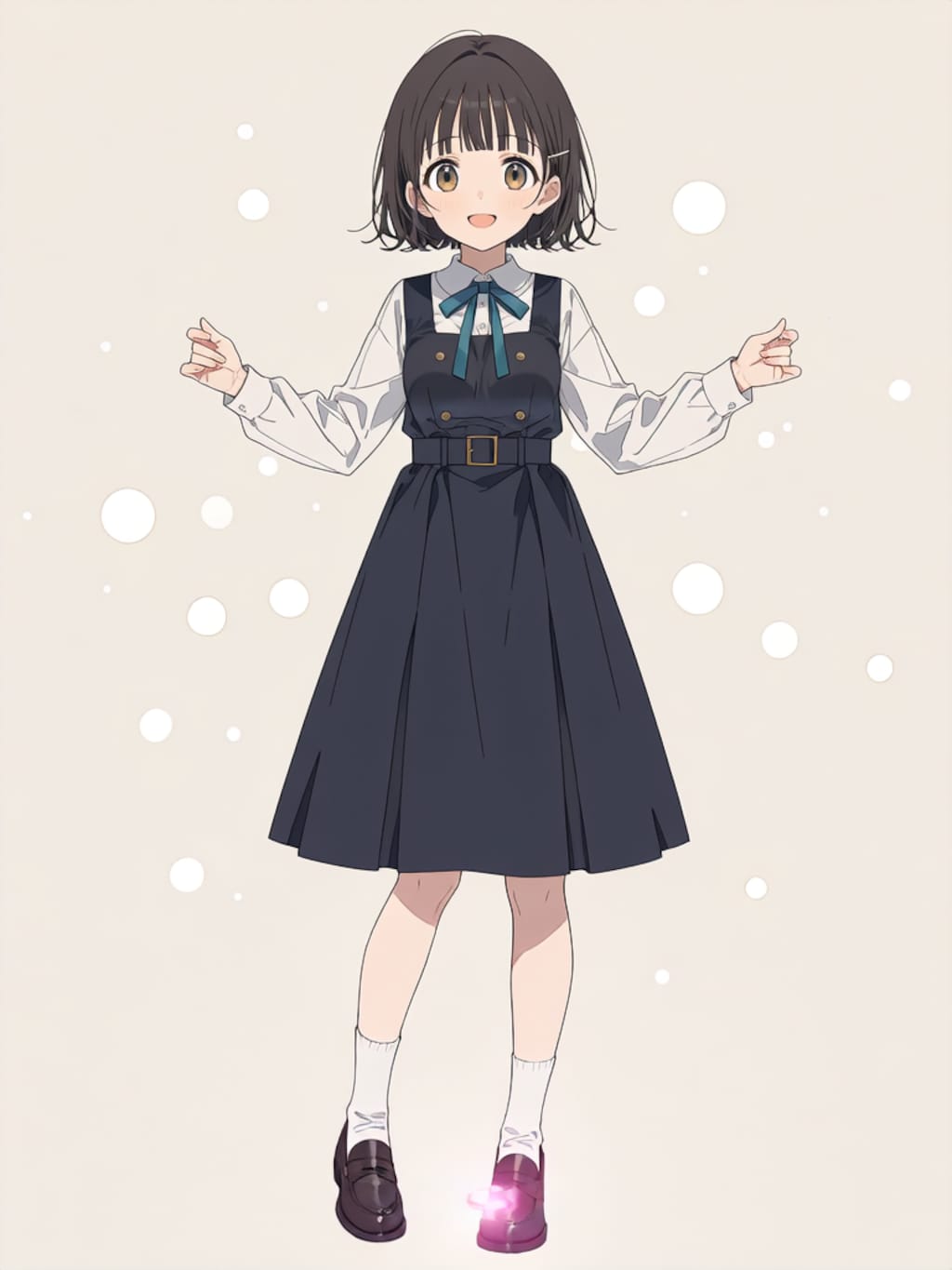 魔法少女変身エフェクト【パラパライラスト】