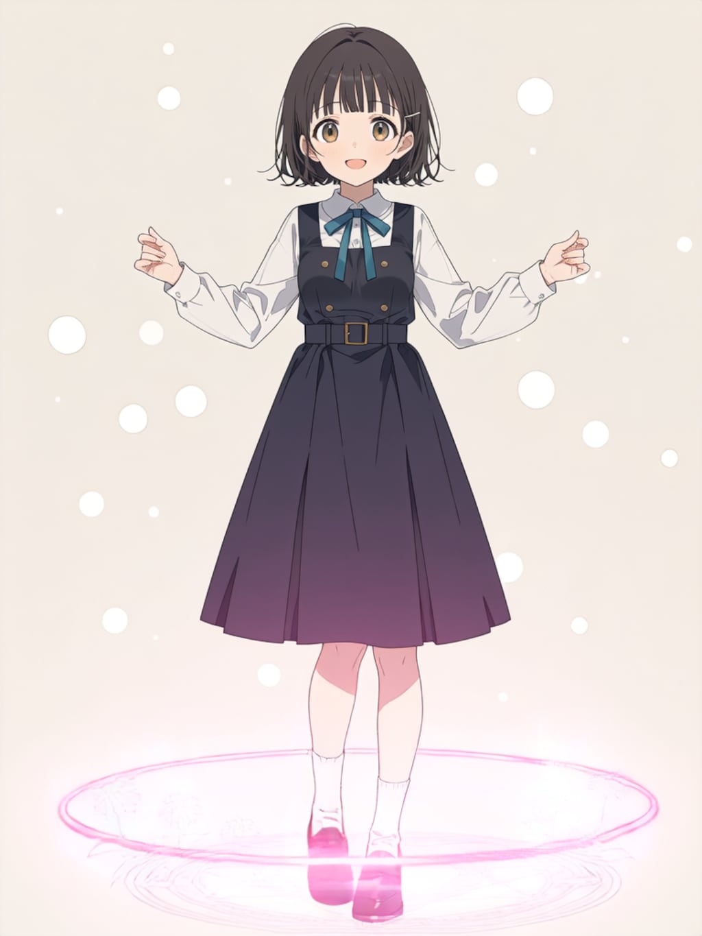 魔法少女変身エフェクト【パラパライラスト】