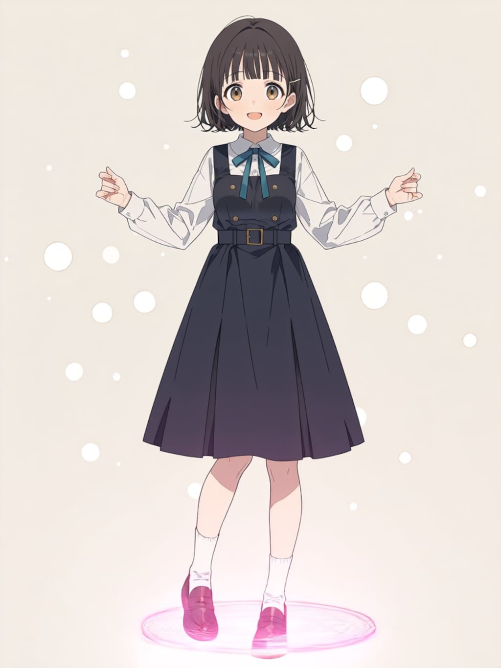 魔法少女変身エフェクト【パラパライラスト】