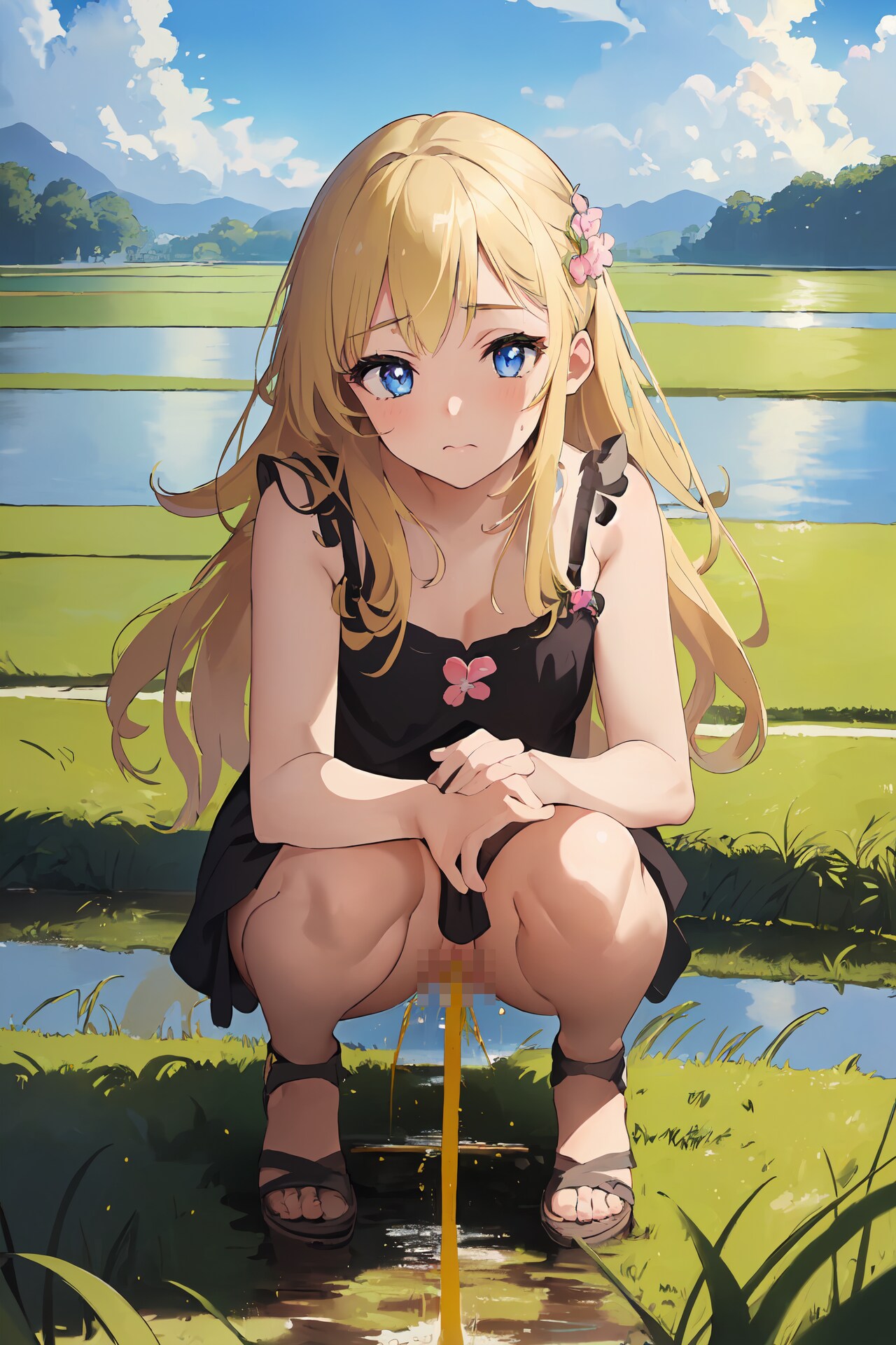 田舎のJKが隠れておしっこをしてた件(39)