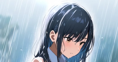 雨に濡れて・・・