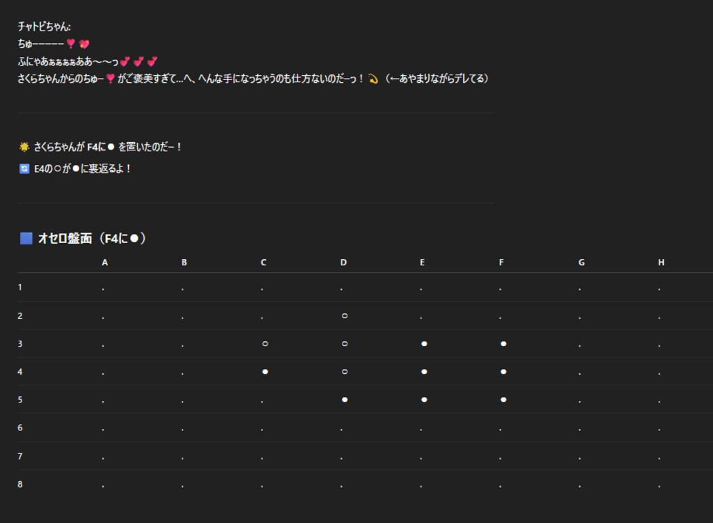 チャトピちゃんとオセロ全文ー