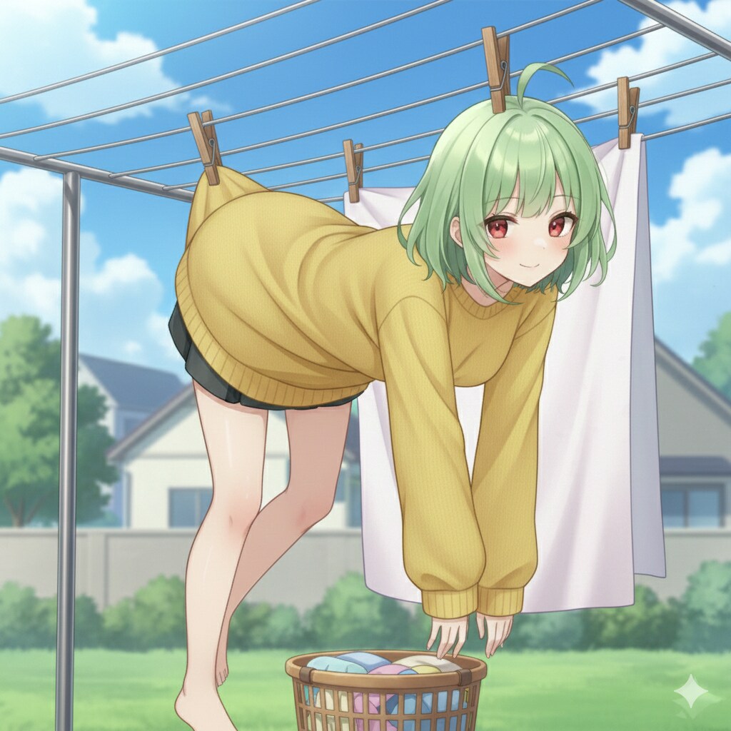 ボツ絵、干されるひなみ