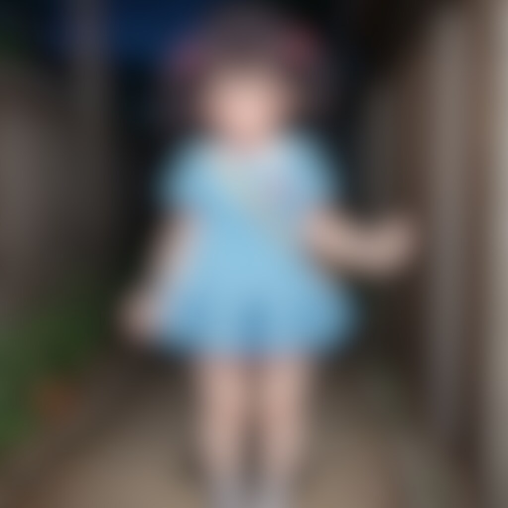 近所のツインテさん A-283