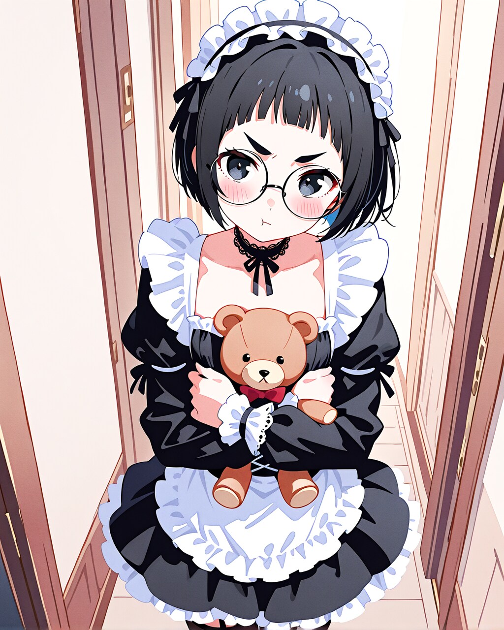 穴熊ベアーちゃんとめがねちゃん