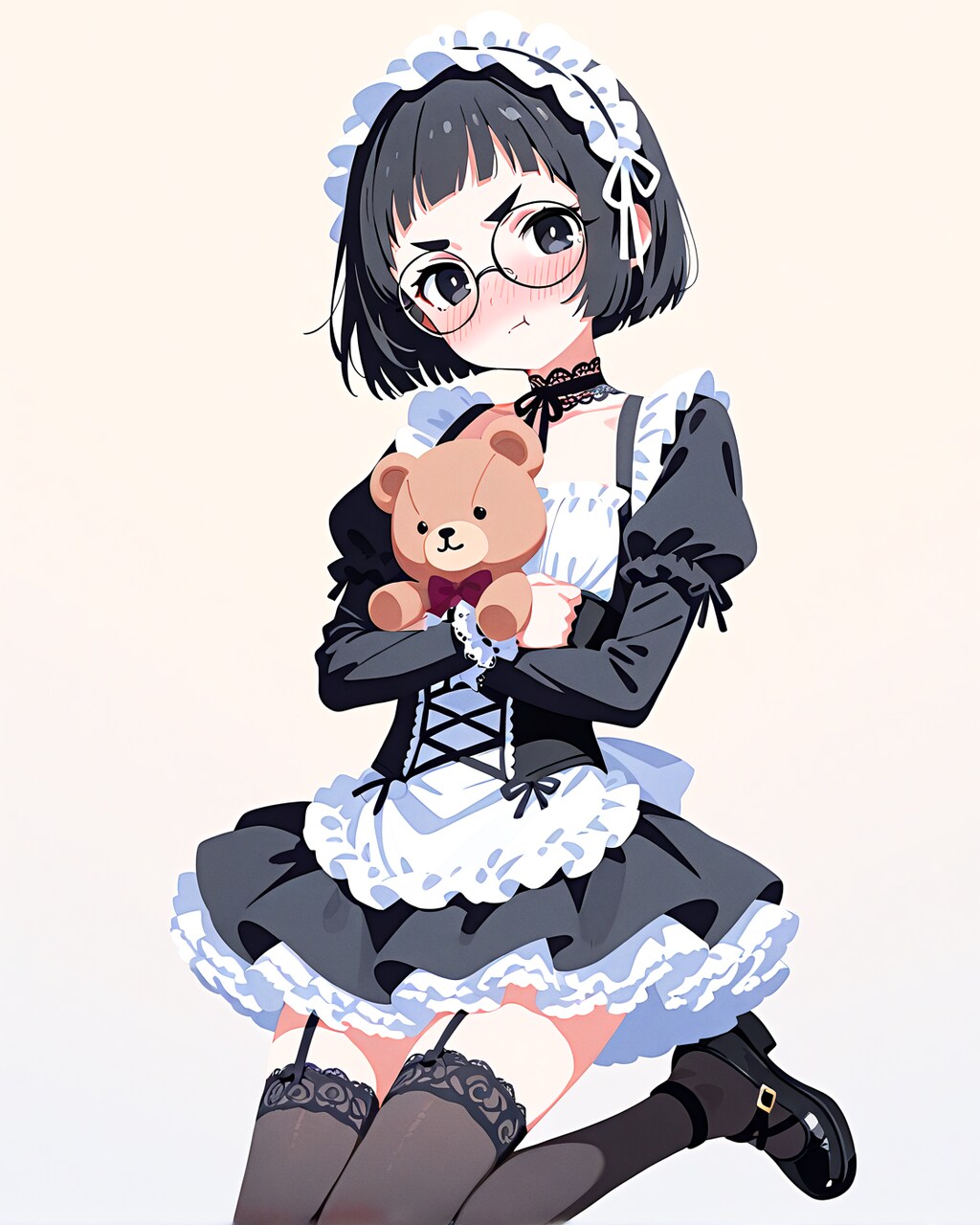 穴熊ベアーちゃんとめがねちゃん