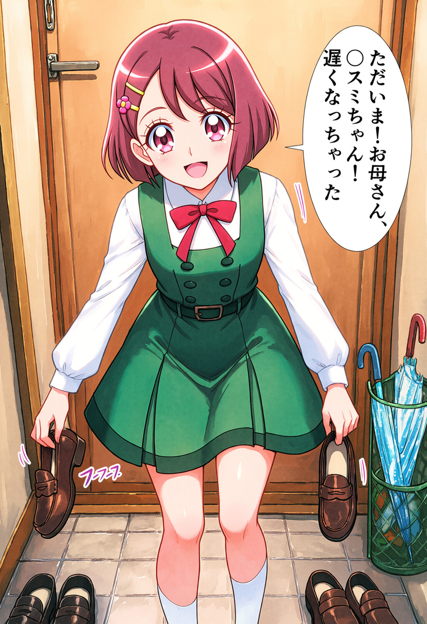 【リクエスト】おじさんに三人仲良く頂かれてしまう◯どかとやすこの親子と◯スミ