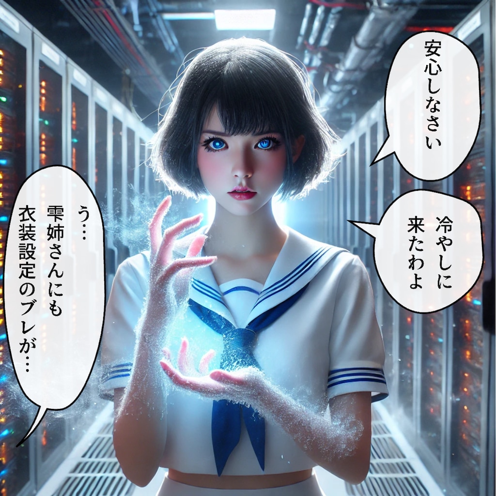 冷やしに来たメイド3号【アザーカット】