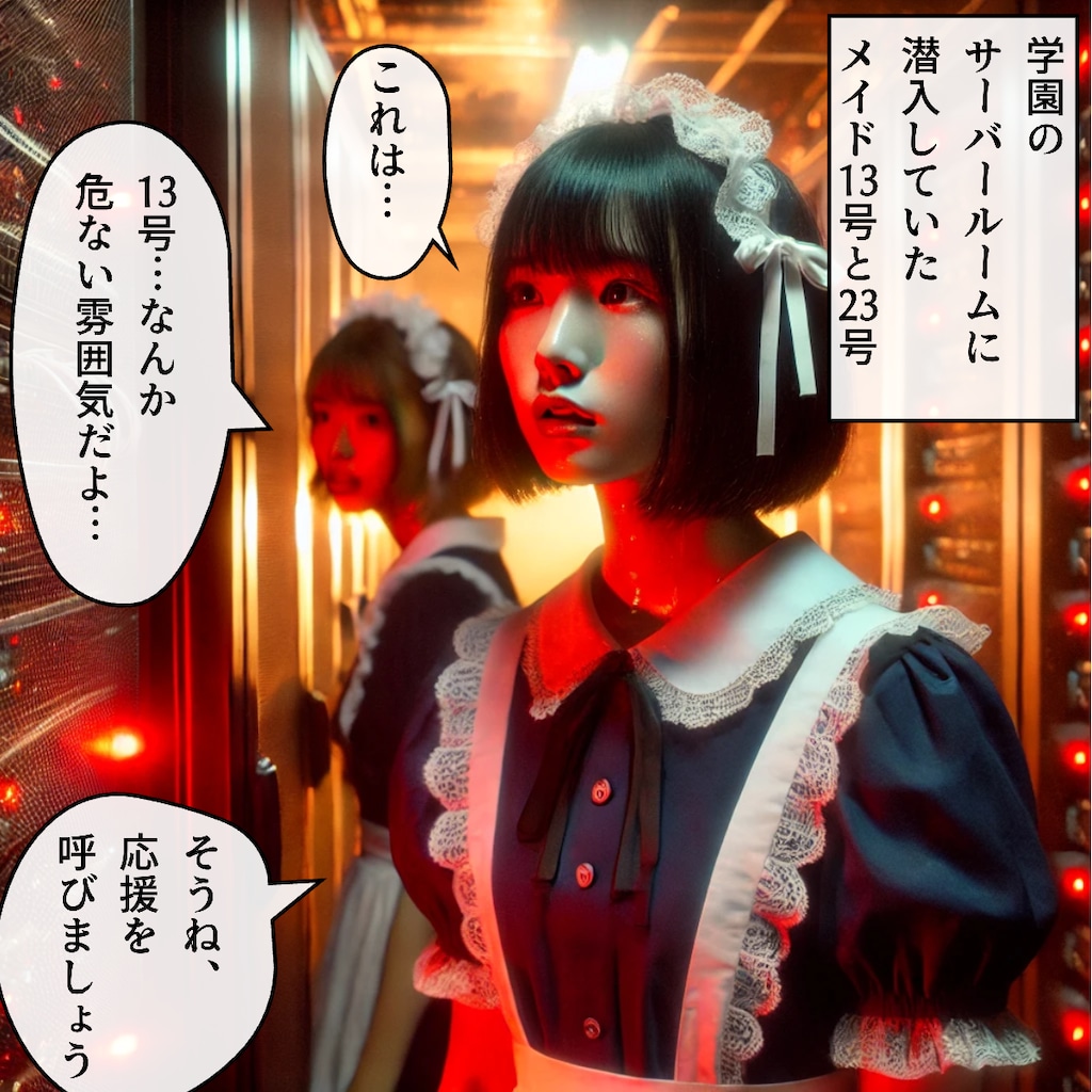 冷やしに来たメイド3号【アザーカット】