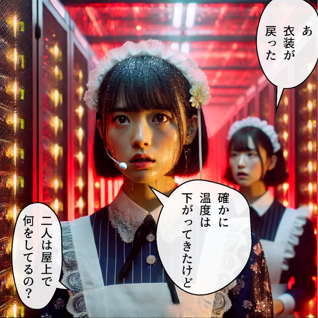 冷やしに来たメイド3号【アザーカット】