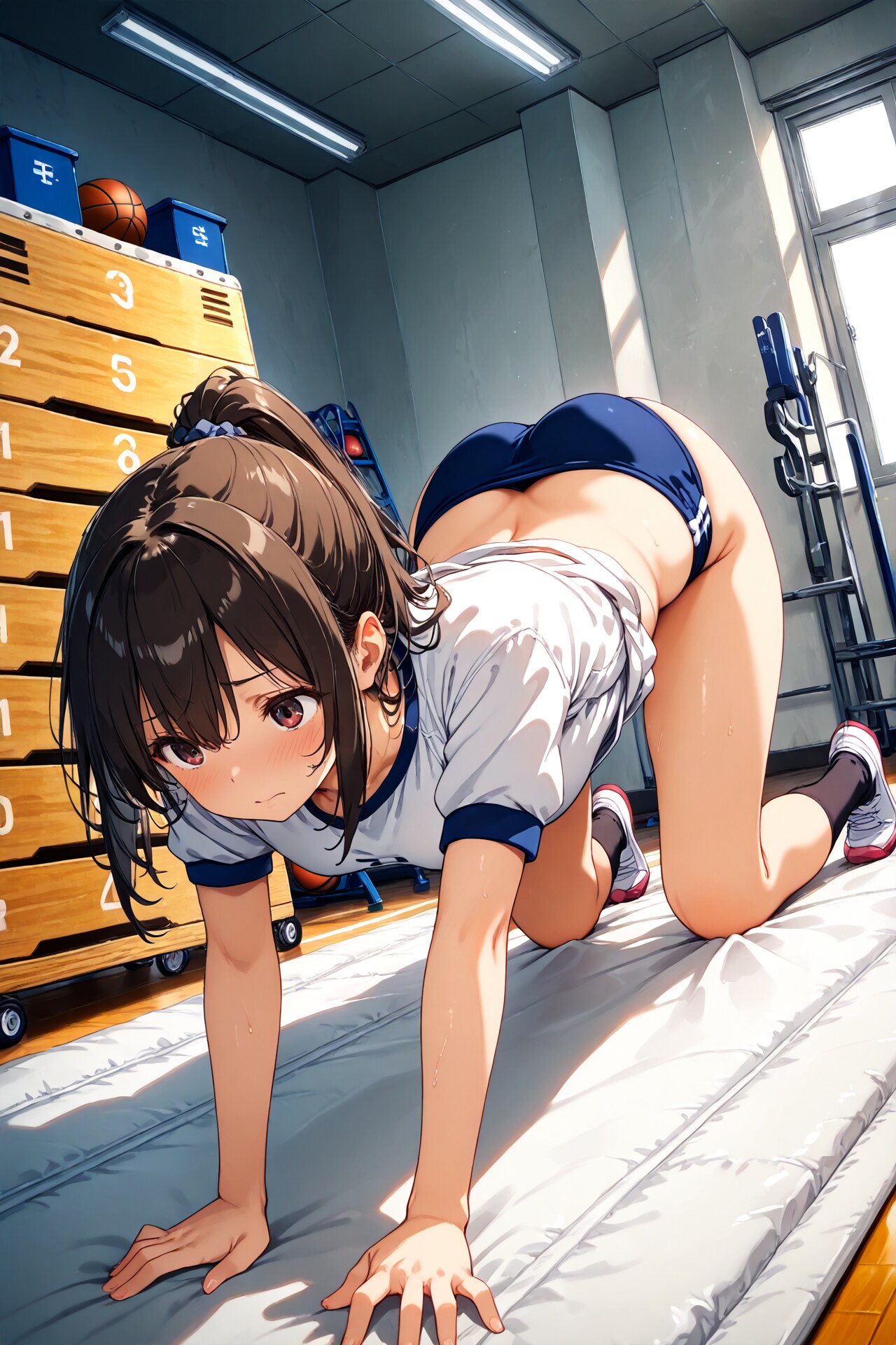 四つん這いブルマ(29)