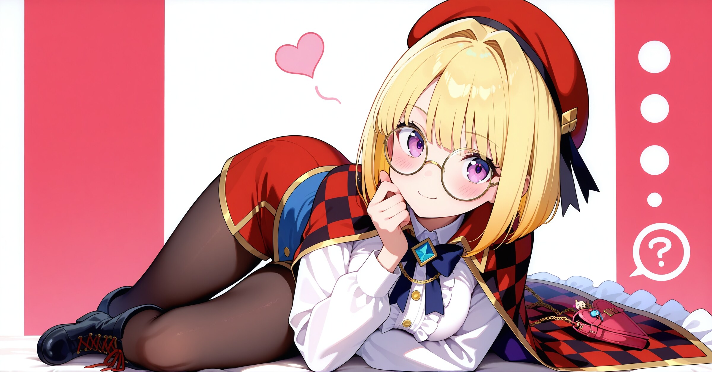 チェッカー探偵風コーデ