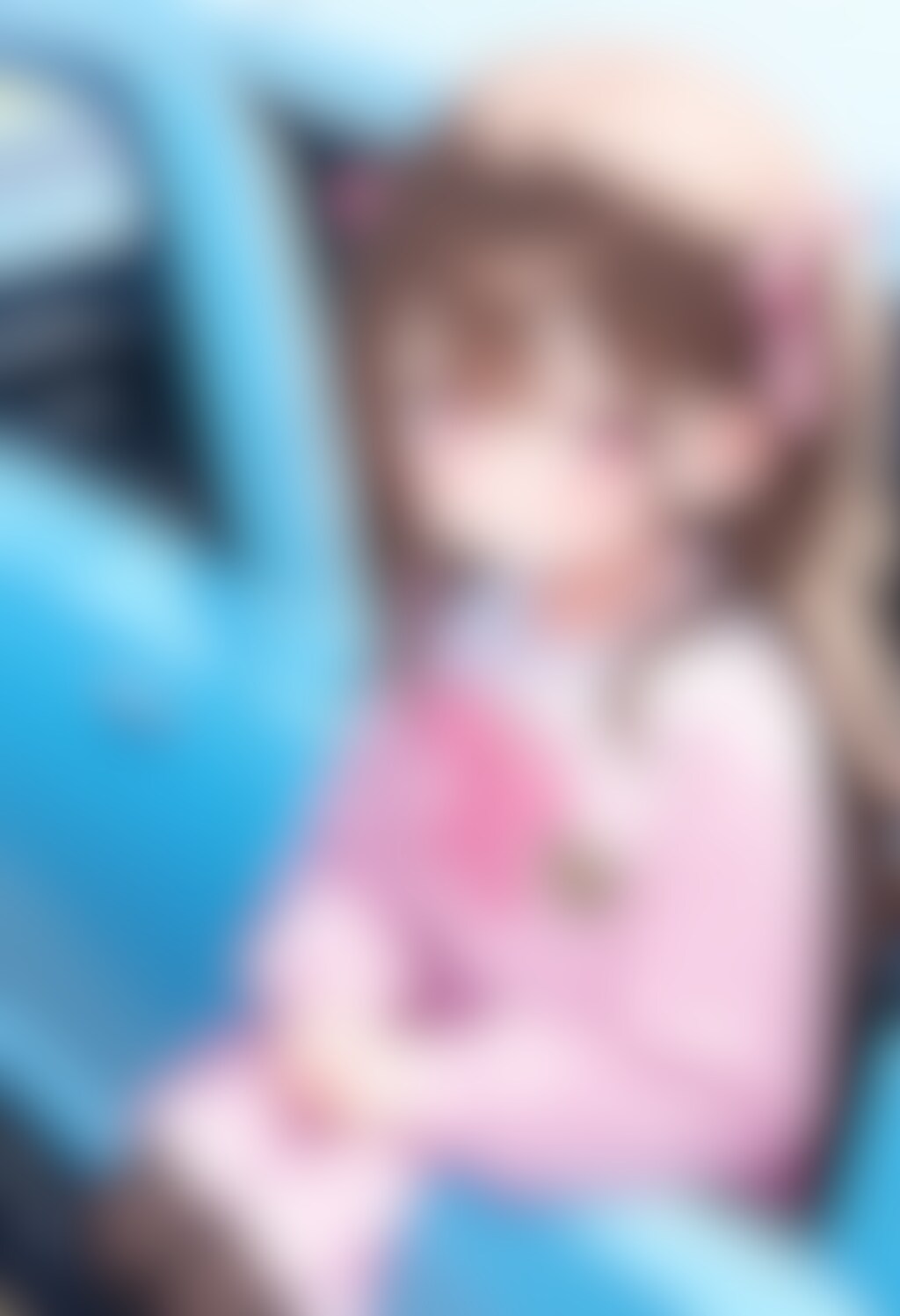 車に座る少女☆